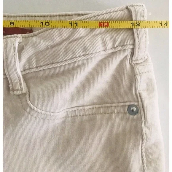 Anthropologie | Pilcro High Rise Skinny Womens Size 26 Beige Tan Corduroy Pants - Picture 6 of 12